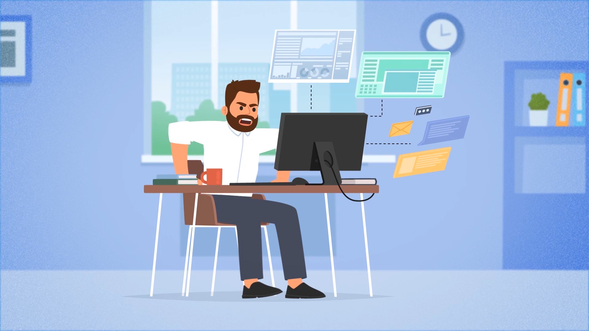 Botag Technology | Explainer Video by MotionWizz Studios 2d animation adobe illustrator advertisement after effects animated video animated video ad animation design illustration