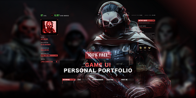 Portfolio - Game UI branding design portfolio product design ui ui design uiux ux ux design web design