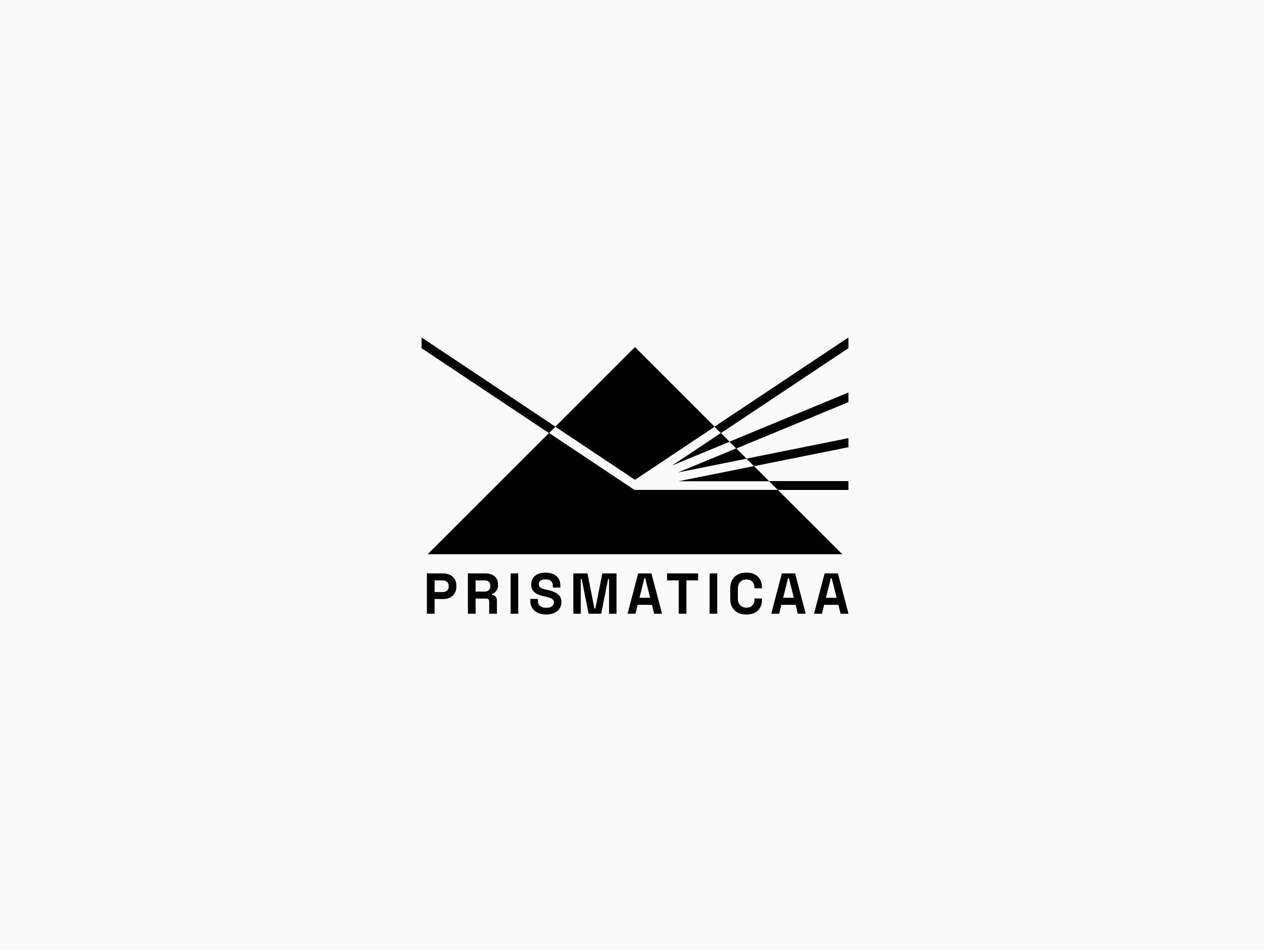 PRIMSATICAA Logo Design brand identity branding light logo light split logo light splitting logo logo design minimal minimal logo minimalism modern logo prism prismatica triangle triangle concept triangle design triangle logo triangle logo concept