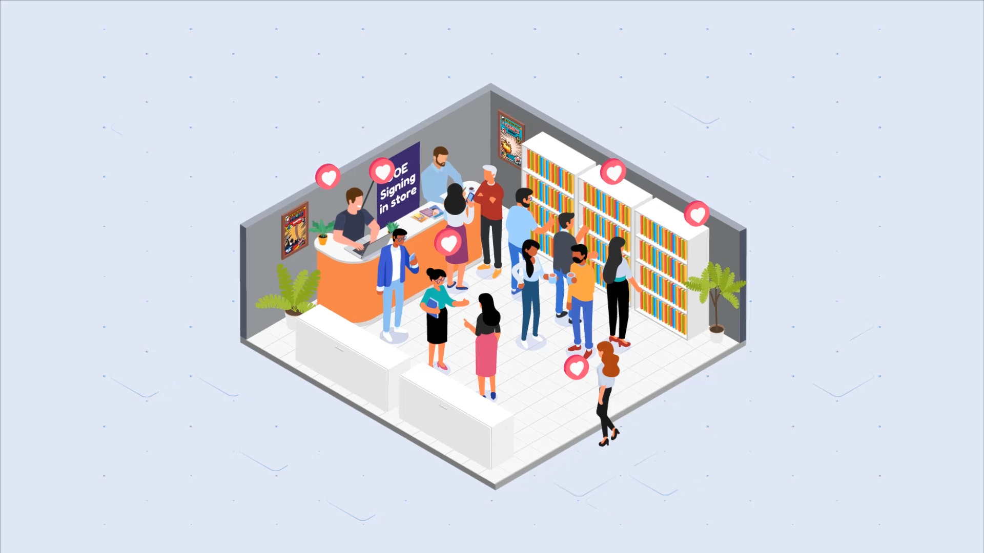 Comichub_2 | Explainer Video by MotionWizz Studios 2d animation adobe illustrator advertisement after effects animated video animated video ad animation design illustration