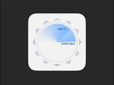 radar widget app design figma ios radar search ui widget