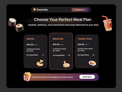 Daily UI Challenge #30 - Pricing daily ui daily ui challenge graphic design interface order pricing restaurant ui