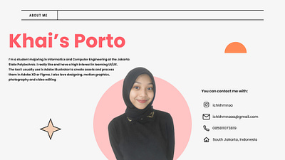 Khai's Porto graphic design motion graphics ui