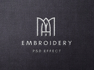 Stitching Embroidery Mockup branding cloth clothing fabric logotype photoshop presentation psd showcase stitches stitching stitching embroidery mockup texture