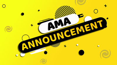 AMA Announcement design ama announcement design element graphic design photoshop