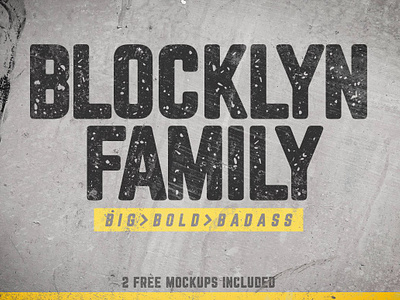 Blocklyn Font Family big block blocklyn blocklyn font family bold condensed display family font grunge sans serif strong
