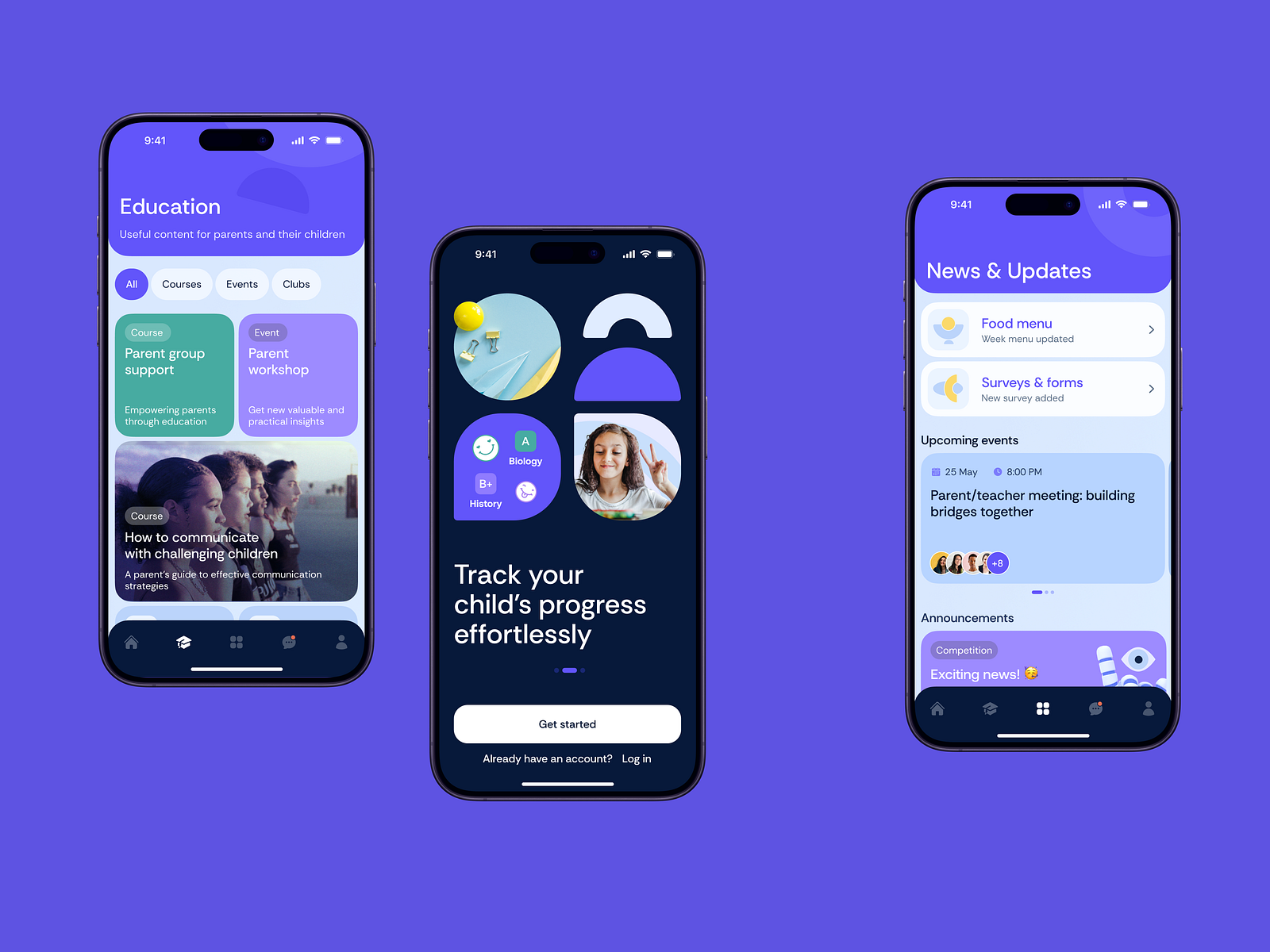 Education App User Interface by tubik UX for tubik on Dribbble