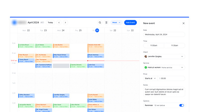 Calendar 📅 calendar jimdesigns jimdesigns.co product design ui