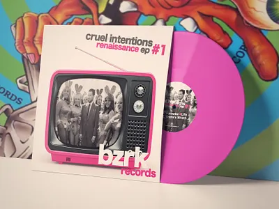 Renaissance ep #1 | BZRK records artwork cover art photoshop product design record sleeve vinyl artwork