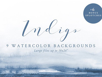 Watercolor Backgrounds - Indigo background blue ombre blue ombre background blue watercolor digital paper indigo indigo background ocean ocean texture texture water themed wedding watercolor art watercolor backgrounds indigo watercolor splotches