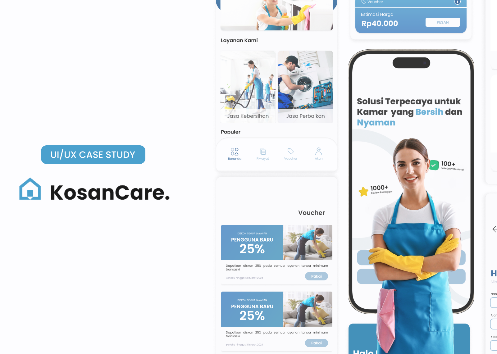 KosanCare. Application UI Design - Study Case by Bintang Kurniawan on ...