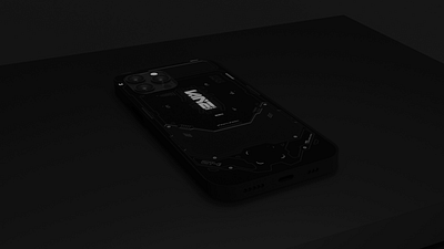Black Futuristic case 3d animated animation art black blender branding case catalyst dark futuristic graphic design light logo model motion graphics ui