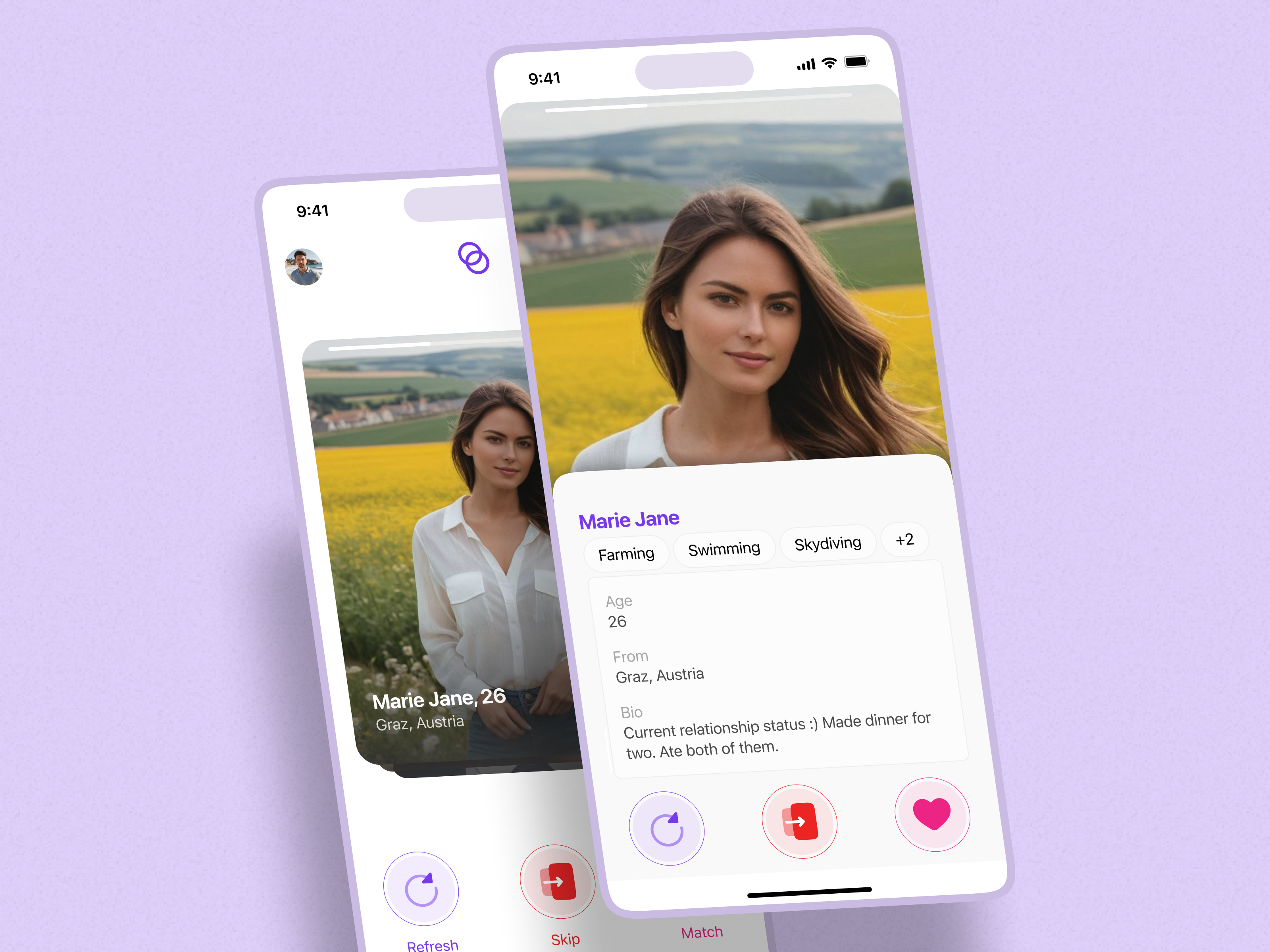 Dating App UI Design | Figma Smart Animate Prototype animation app ui design card ui design clean ui design dating app dating ui design dating ui ux design figma figma prototype interaction design mobile app design mobile app ui design prototyping smart animate ui design ux design
