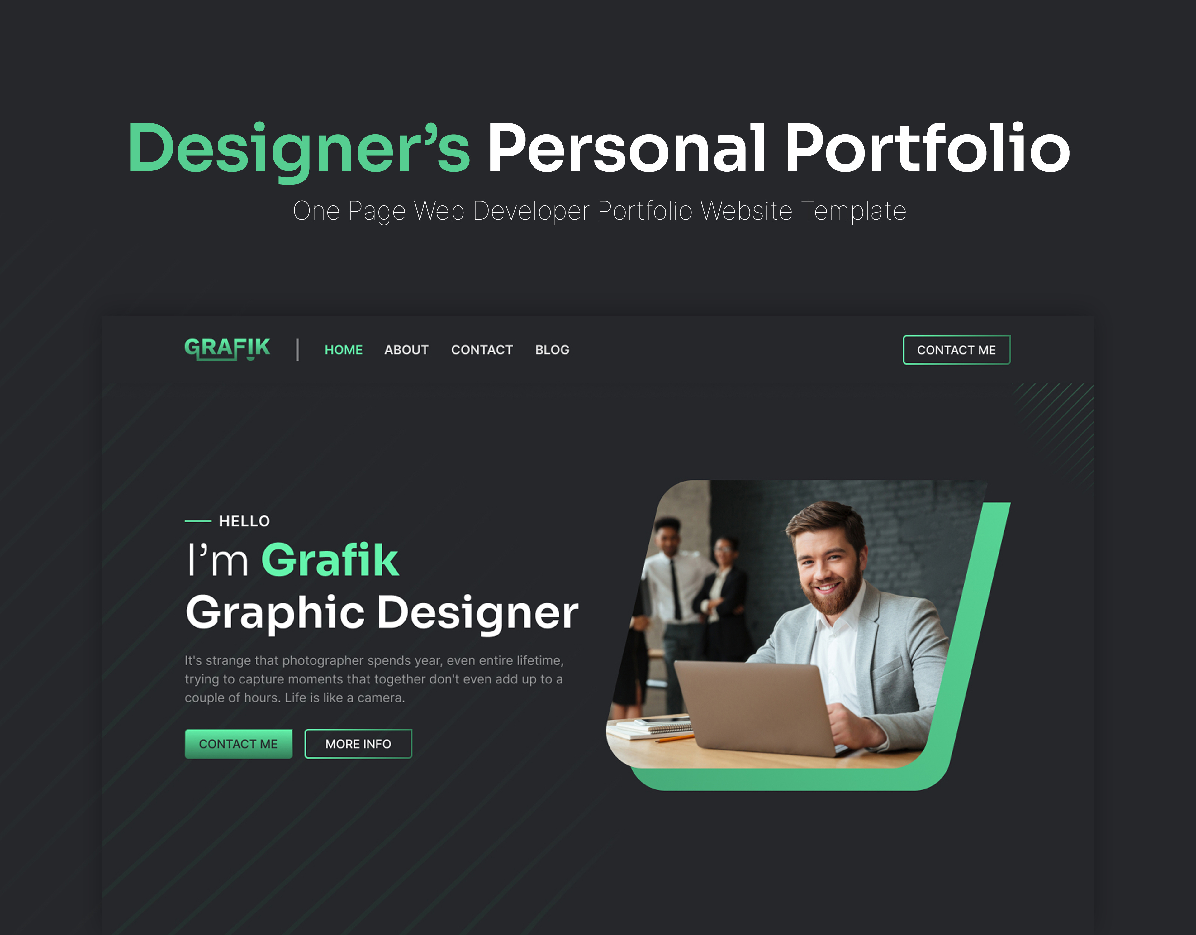 Example of Agency Website Design