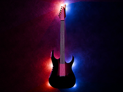 Electric Guitar 3D 3d blender electric electricguitar guitar music render rock