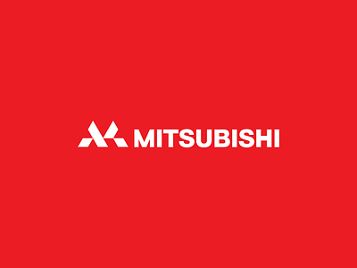 Mitsubishi Logo Redesign by Bertalan Gombos brand branddesign brandmark businesslogo corporatelogo icon letterlogo lettermark lettermlogo logo logodesign logodesigner logomark m memorablelogo mletterlogo mlogo monogramlogo timelesslogo trademark