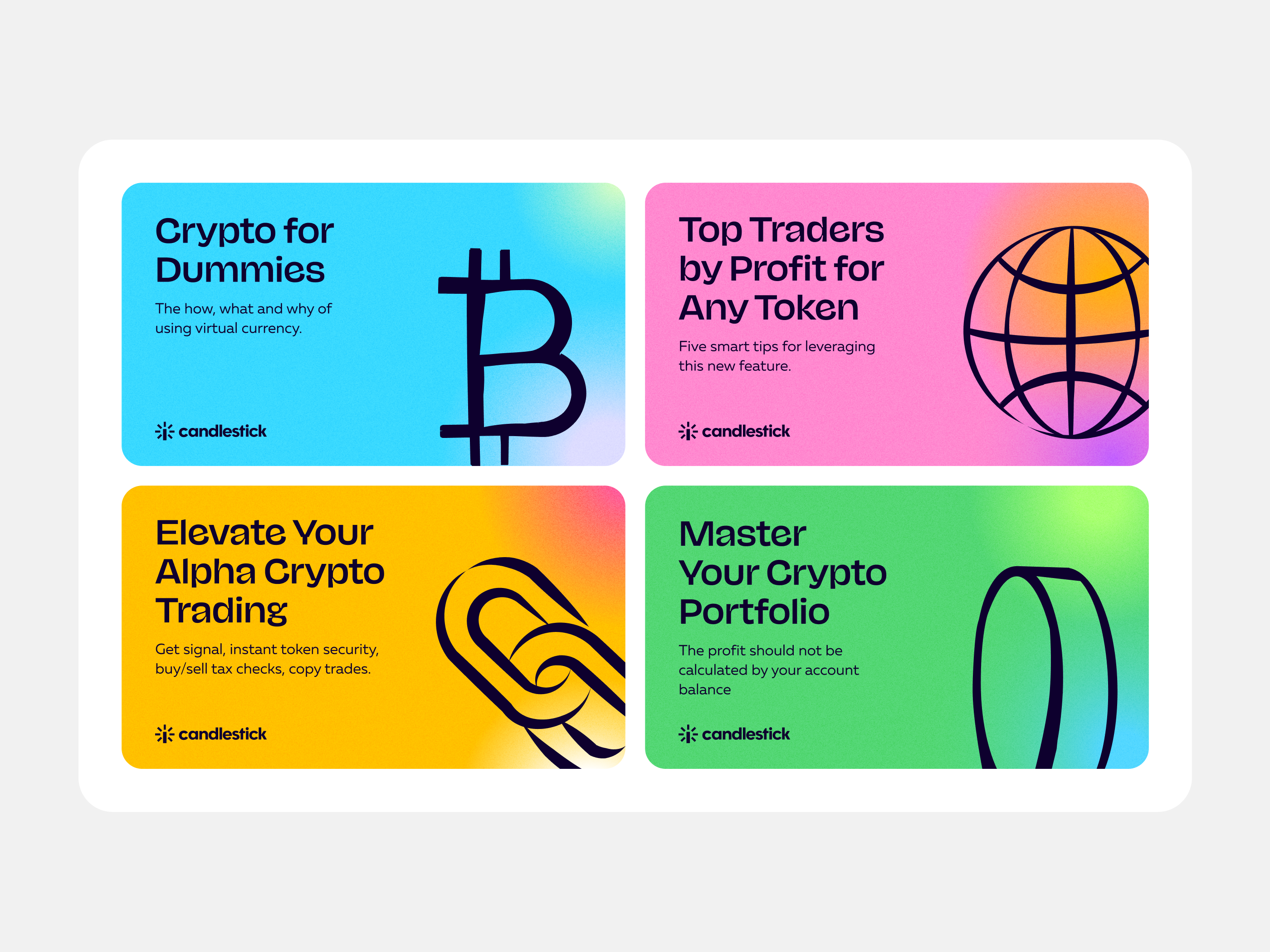 Digital Banners for Crypto brand brand identity branding crypto crypto currency crypto signals crypto trading design flat gradient graphic graphic design ill illustration logo logomark logotype ui ux vector