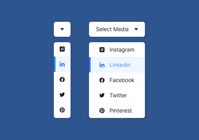 Challenge #027 - Dropdown graphic design ui