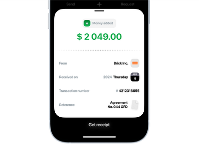 banking app concept / transaction details app app ui banking finance finances money transactions wallet