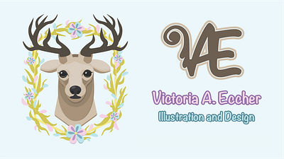 Victoria A. Eccher Portfolio (2024) graphic design illustration portfolio