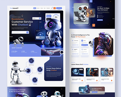 Future Ct-Chatbot! Website Design. ui website design