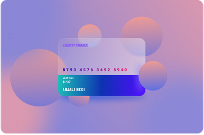 Card 3d animation branding debitcard graphic design logo mobile ui