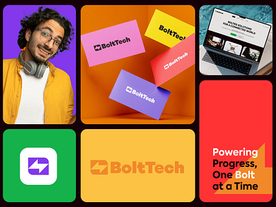 BoltTech Branding - Tech IT, Web3, Saas Logo Design ai branding animation artificial asap b branding b logo bolt branding bolt logo brand book brand identity branding creative agency design graphic design illustration modern branding need designer saas branding tech logo ui