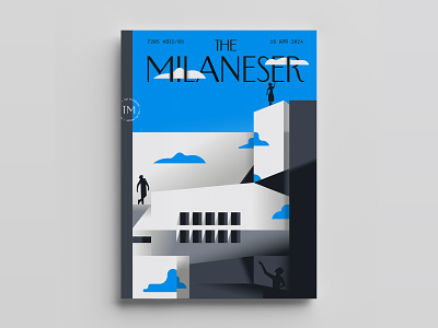 The Milaneser #BIC/09 chiara morra cloud coceptual cover illustration dribbble editorial illustration illustration illustrator milan minimal shot theater vector