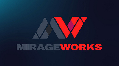 Logo for Mirage Works studio 2d animation after effects animation logo logo animation motion graphics
