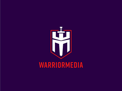 Warrior Media logo agency logo brand logo branding creative logo digital marketing agency graphic design illustration logo logo design logo designer logo type logodesign minimal logo design minimalist product design typography ui ux visual identity warrior media logo