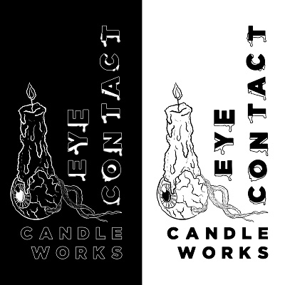 Eye Contact Candleworks illustration logo