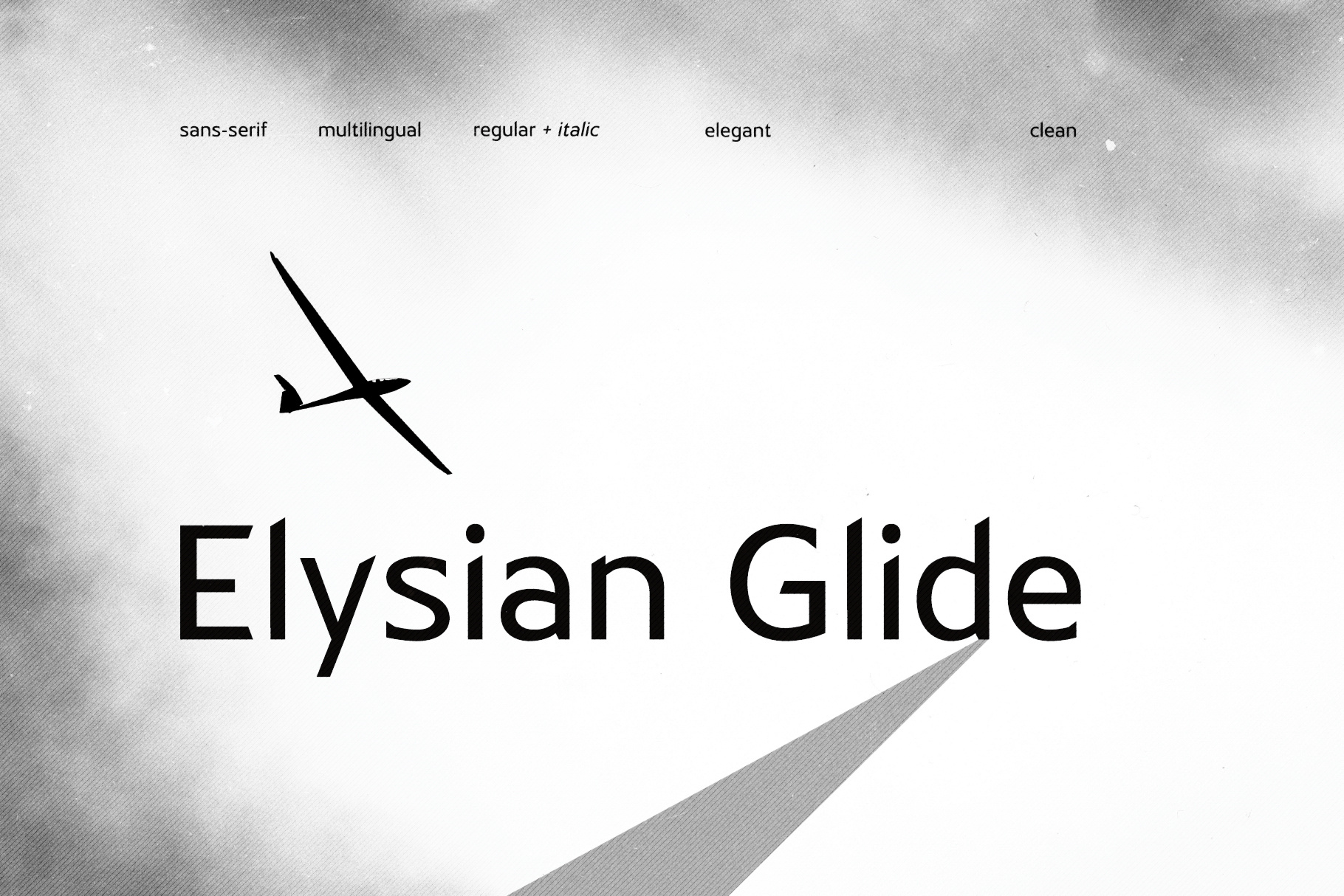 Elysian Glide font blog font branding clean creative design font graphic design illustration sans serif social media post stylish type typography