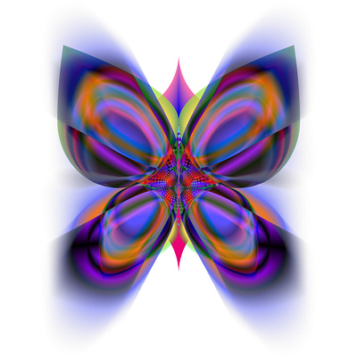 Trance Butterfly design ill illustration vector