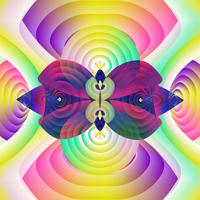 Trance Moth design flat illustration illustrator vector