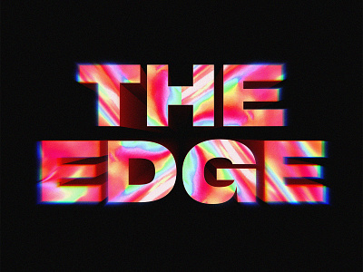 THE EDGE animation artwork branding colors debut design graphic design motion motion graphics