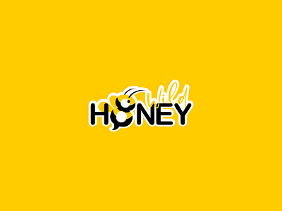 Wild Honey - Logo Exploration bee logo creative designer gopinaath velmail honey bee honey bee logo honey logo illustration illustrator logo logo design logo inspiration word art logo