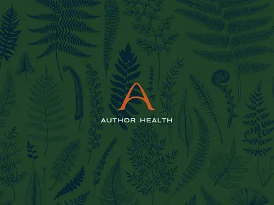 Author Health: Logo brand desgn brand identity branding branding studio graphic design identity logo