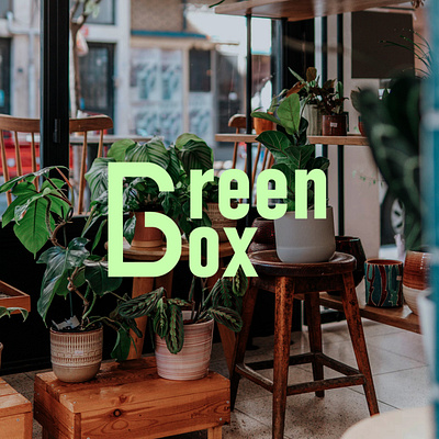 Green Box branding graphic design logo