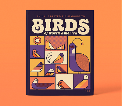 An Illustrated Field Guide to Birds of North America birds book cover illustration
