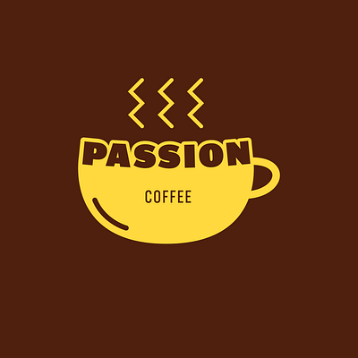 Passion coffee branding logo