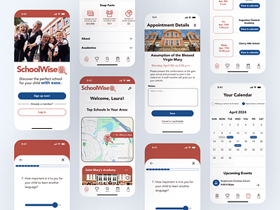 SchoolWise: Discover the Perfect School for Your Child With Ease mobile app ui user experience