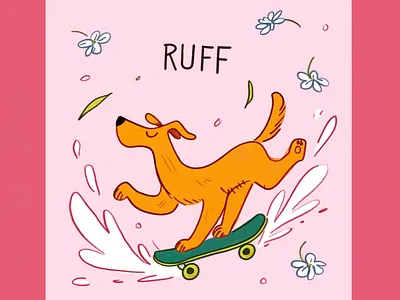 RUFF 240506 dog illustration