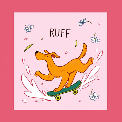 RUFF 240506 dog illustration