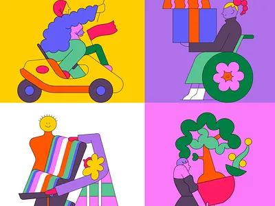 Love letter to San Francisco characters clothing illustration inclusive love letter people plants protest san francisco tailor