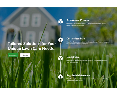 EcoScape Lawn Care design figma lawncare ui ux