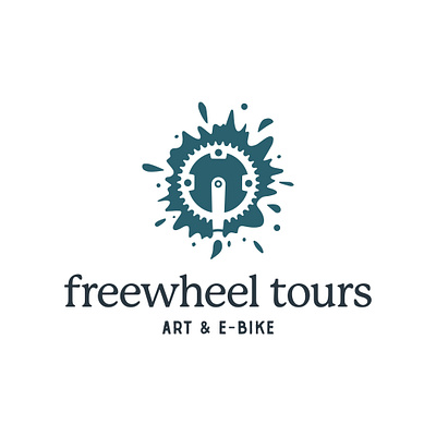 Freewheel Tours Logo Design alaska bicycle branding bike tours branding logo logo design