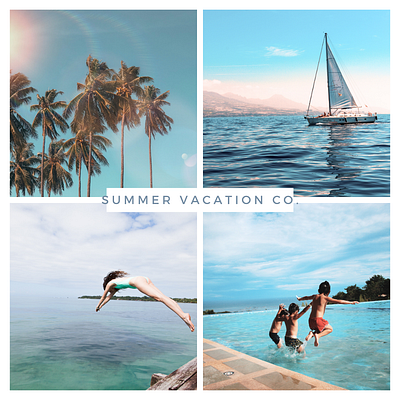 Summer Vacation Social Graphic Design design graphic design