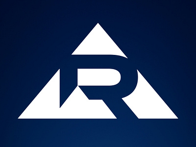 Range Outfitters Logo brand branding custom design font geometric identity lettering logo minimal modern mountain outdoors r simple symbol wordmark