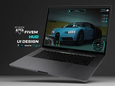 Hud Design for Gta V I FiveM branding design doartworks doatoprak figma fivem grand theft auto graphic design gta gta 5 hud hud design for gta v i fivem illustration roleplay ui