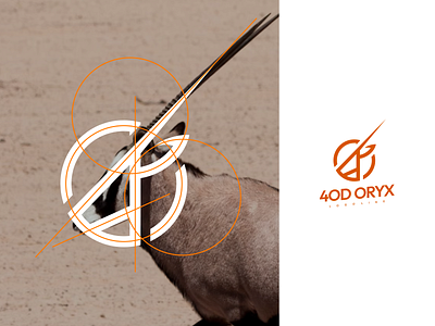 4OD ORYX Logo Line branding design graphic design icon illustration logo logo design logotype ui vector